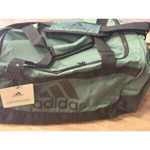 ADIDAS DEFENSE MEDIUM 25" Duffel Gym Bag Green WATER RESIST NWT $55